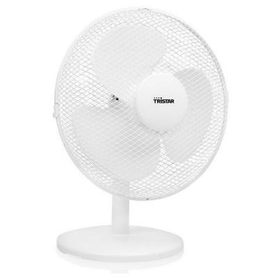 tristar ventilateur de table 30cm 40w 3 vitesses blanc VE5724