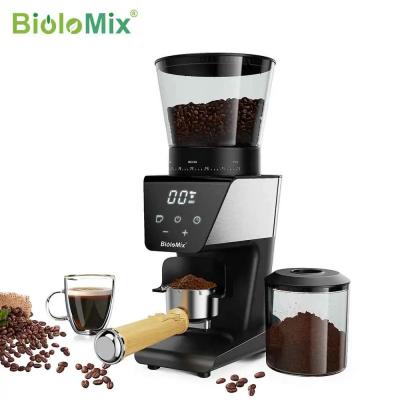 BioloMix Moulin � caf� �lectrique automatique avec 30 vitesses pour caf�