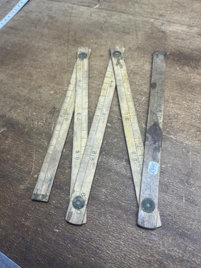 m�tre en Bois outil ancien Mesure Old tool R�f 26-2445