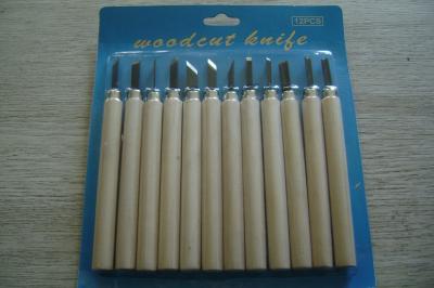 LOT 12 CISEAUX-GOUGES SCULPTURE GRAVURE BOIS NEUF