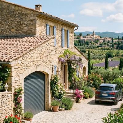 Porte de Garage Enroulable Motoris�e Sur Mesure | Tablier 55mm