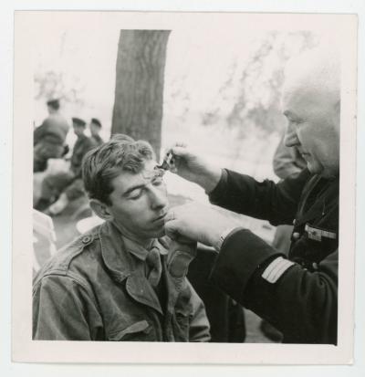 PHOTO photographie, op�ration militaire maquillage COMMANDO grad�