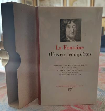 BIBLIOTHEQUE nrf DE LA PLEIADE   La Fontaine   Oeuvres compl�tes T1   1979