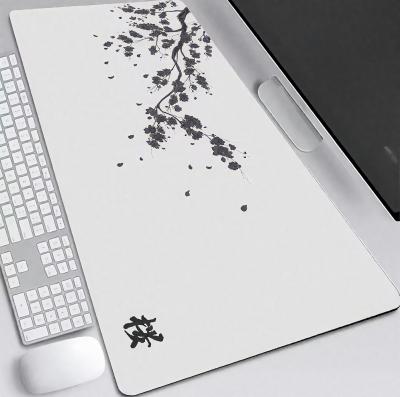 Tapis de Souris XXL Sakura Anime Japon Gris Gamer Bureau Clavier Antid�rapant
