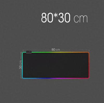 Tapis de Souris RGB LED Gamer XXL �tanche Antid�rapant Bureau Clavier PC