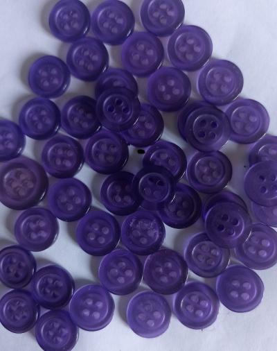 Lot de46 Boutons Neufs violet 1 cm