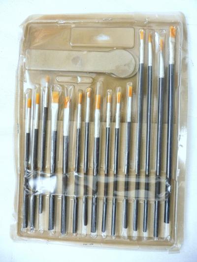 15 Pinceaux de Peinture Fins Aquarelle Acrylique Artiste Dessin   Neufs