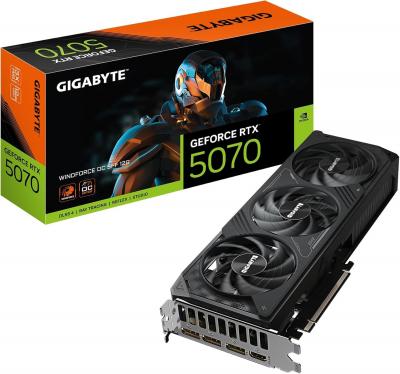 GIGABYTE GeForce RTX 5070 WINDFORCE OC SFF 12G Carte Graphique 12Go GDDR7