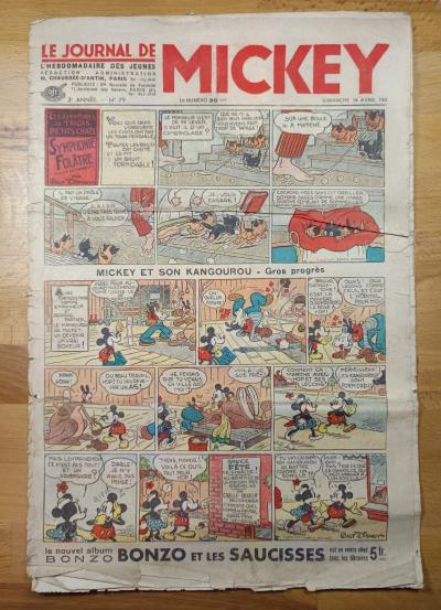 Le Journal de MICKEY   L'Hebdomadaire des Jeunes   3e ANN�E N� 79 1936