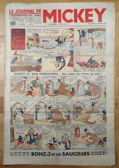 Le Journal de MICKEY   L'Hebdomadaire des Jeunes   3e ANN�E N� 76 1936