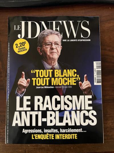 LE JDNEWS-AVRIL  2026-LE RACISME ANTI BLANCS