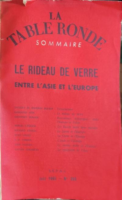 Le rideau de verre entre l'Asie et l'Europe n�209 | Collectif | Bon �tat