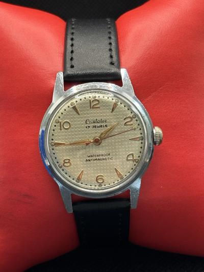Ancienne Montre M�canique CRISTALOR Fonctionne