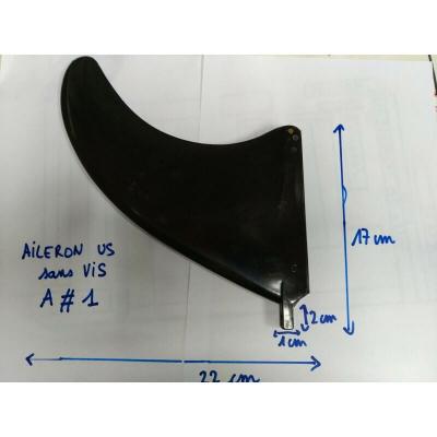 Aileron de planche � pagaie US sans vis