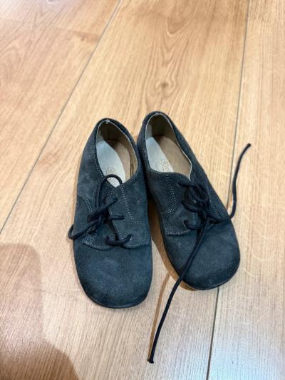 Bonpoint   Leather suede shoes   Gris   23