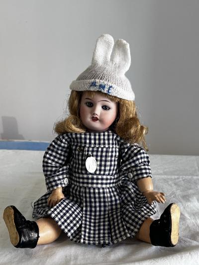 Poup�e Ancienne T�te Intacte Porcelaine Bleuette SFBJ Paris 60 8-0 Type Jumeau