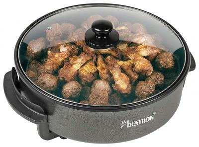 Po�le �lectrique multifonction Bestron XI AHP1800Z avec Couvercle en Verre...