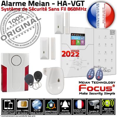 Box alarme connect�e pour appartement avec capteurs fen�tre et t�l�commande