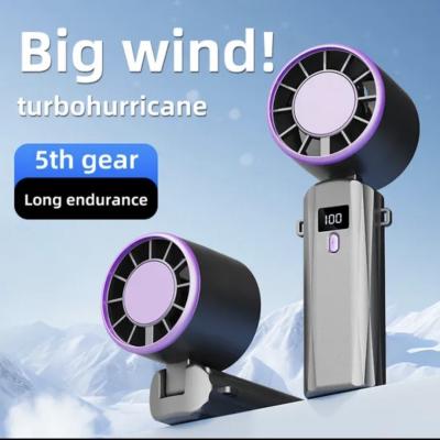 Ventilateur Portable Rechargeable USB 5 Vitesses Mini Ventilateur Pliable de...