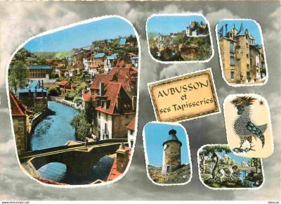 Carte Postale   23   Aubusson   Multivues   Mention Photographie v�ritable   Car