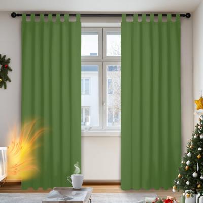 Lot de 2 Rideaux Occultants de Bureaux � Pattes 140x245cm Isolant Thermique A...
