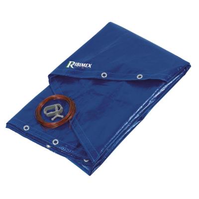 B�che de piscine ronde PRBP140R52, diam�tre 5,20 m, bleue