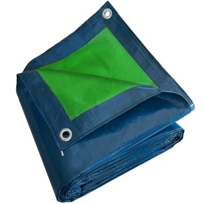 B�che Bois 8x12 m SR150BO Bleue et Verte  Haute Qualit�  B�che de Protection ...