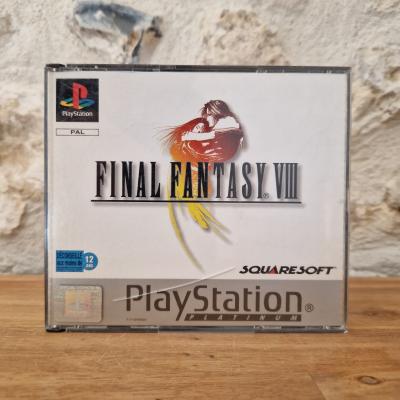 FINAL FANTASY VIII 8 JEU PS1 PLAYSTATION 1 CIB COMPLET PAL FR PLATINUM TBE