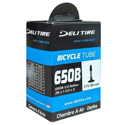 Chambre � air v�lo 650B Deli Tire 26x1.5 2 valve Presta 36mm Neuve