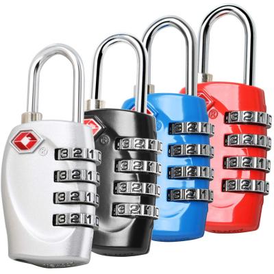 4 x cadenas � combinaison TSA   Pack familial de cadenas   pour vacances, bag...