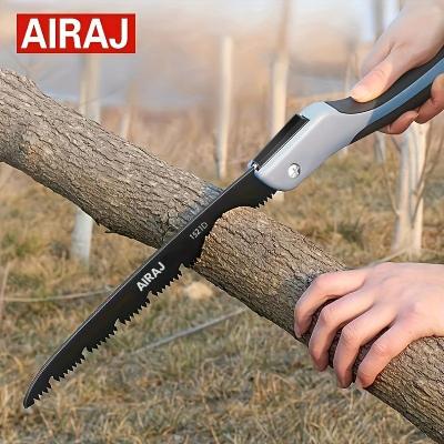 AIRAJ Scie Pliante Professionnelle �lagage Jardin Camping Survie Coupe Bois Acie