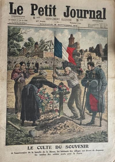 Le Petit Journal 1915 No. 1291 the Cult of Souvenir   Challenge Alsatian