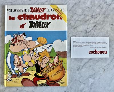 TL LE CHAUDRON D ASTERIX COCHONOU ULTRA RARE TICKET GAGNANT CRAQUANT NEUF UDERZO