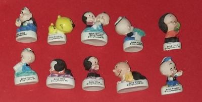 s�rie compl�te f�ves Popeye babies b�b� b�b�s dessin anim� mat
