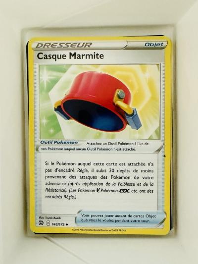 Lot de 2 Cartes Pokemon Casque Marmite 146-172 Stars Etincelantes
