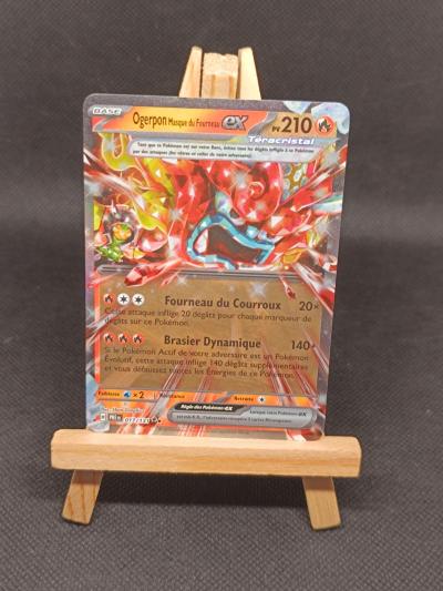 Carte Pokemon   Ogerpon Masque du Fourneau ex PRE 017   �volutions Prismatiques