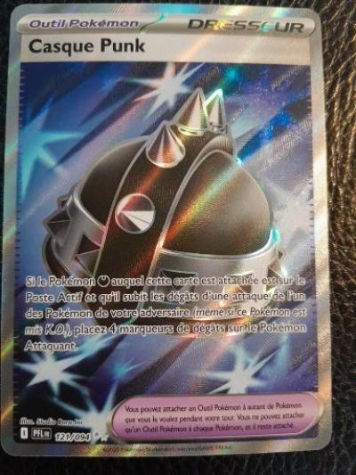 Carte Pok�mon Casque Punk 121-094 ME Flammes Fantasmagoriques Fr (port group�)