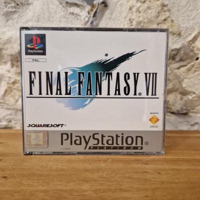 FINAL FANTASY VII JEU PS1 CIB PLATINUM PLAYSTATION 1 COMPLET FR FF7 TBE DEMO FF8