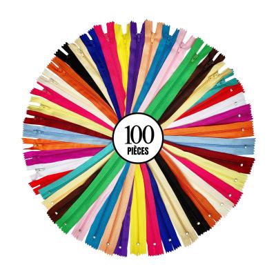 Fermeture �clair pour L'artisanat de Couture | 20 Couleurs | Tailles 23 30,5 ...