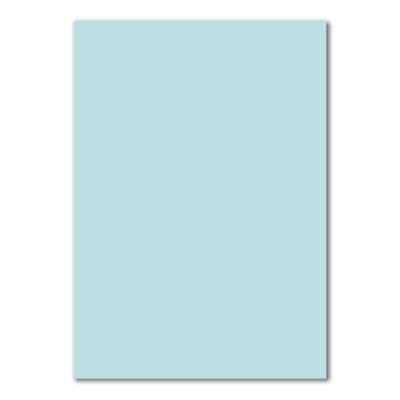 Lot de 50 feuilles de carton de bricolage DIN A4, bleu clair, 240 g-m�, 21 x ...