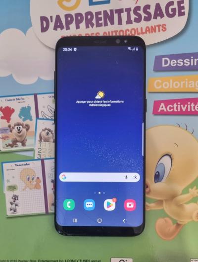 Samsung Galaxy S8 Ecran Cass� Mais Fonctionnel