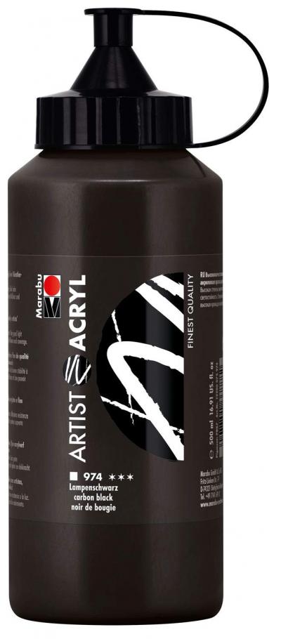 12200075974   Artist Acrylique, 500 ml, peinture acrylique fine de qualit� ar...