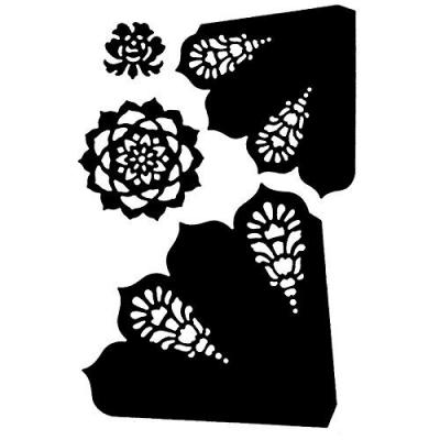 Lot de 4 matrices de d�coupe en acier  Fleurs pliantes  Compatibles avec les ...