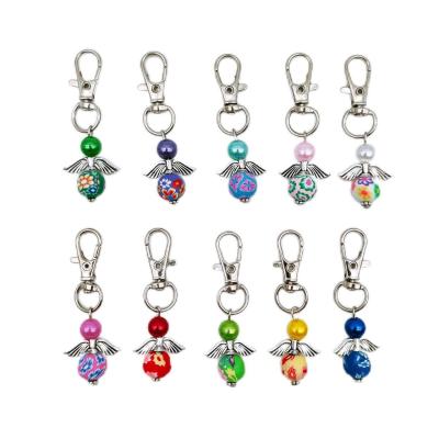 Lot de 30 portecl�s ange gardien  Pendentif en forme d'ange  Pour bricolage d...