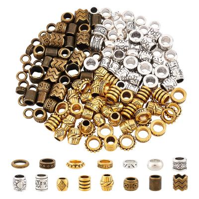 150 Pcs Perles Dreadlocks De Cheveux, 15 Sortes Bijoux Cheveux Tresse Perles ...