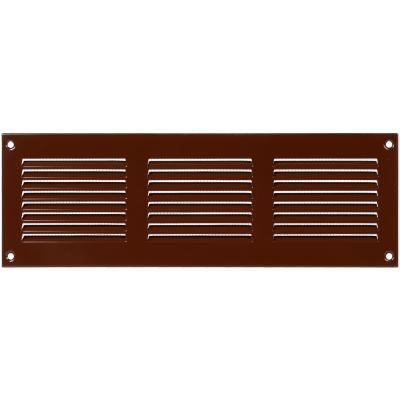 Grille d'a�ration marron de 300 mm x 100 mm   Grilles d'air � retour en acier...