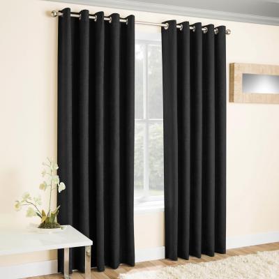 Vogue Black Vogue Rideau Thermique �  illets avec Doublure en Haut Noir 229 c...