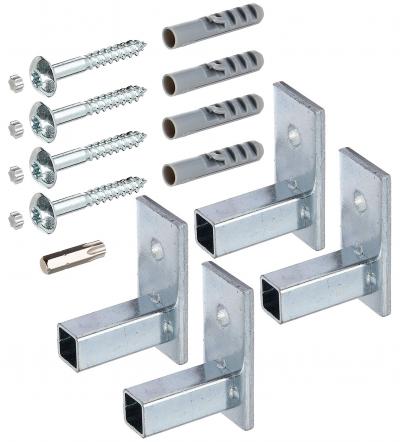 554361 Kit de fixation pour grille de fen�tre dans l'embrasure de fen�tre | A...