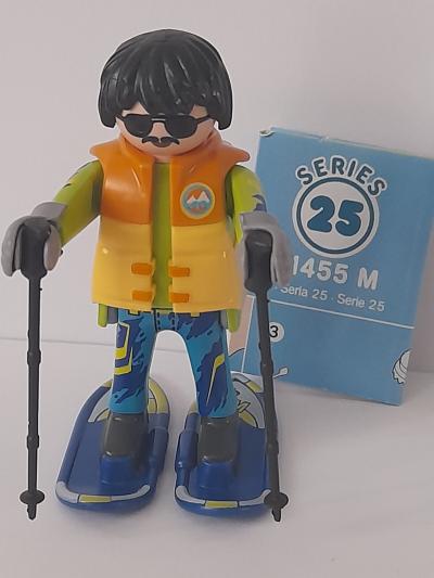 Playmobil s�rie 25 personnage raquettes ski sportif montagne neige vacance hiver