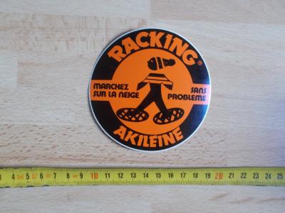 Autocollant Raquette neige RACKING AKILEINE